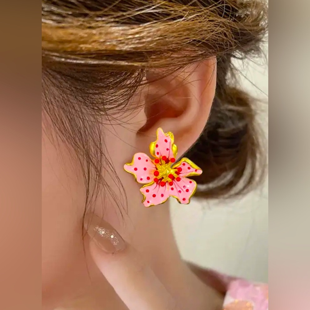 Cherry Blossom Stud Earrings